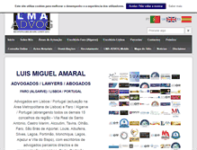 Tablet Screenshot of lma-advog.com
